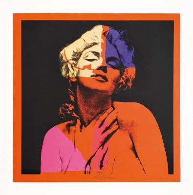 Giuliano Grittini - Serigrafie - Marylin 7 - Serigrafia  TIRATURA: 200+XX - cm 50x50 - Galleria Casa d'Arte - Bra (CN)